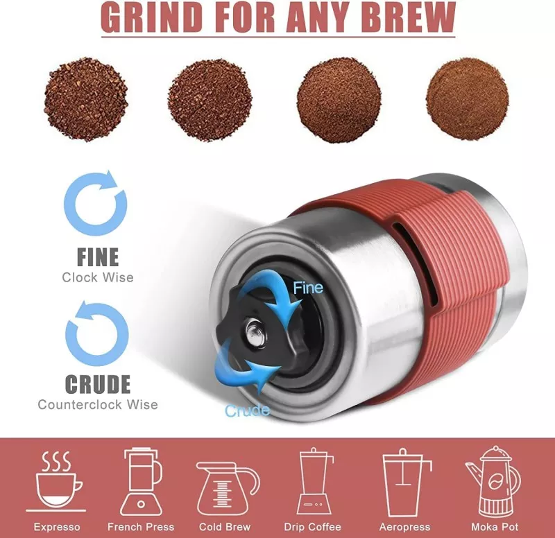  stainless steel manual coffee grinder