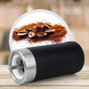 stainless steel black manual coffee grinder